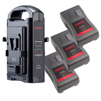 SWIT Battery 3pcs + Charger
