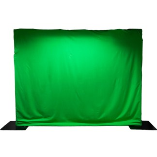 Pipe & Drape kit with green molton 3x6m